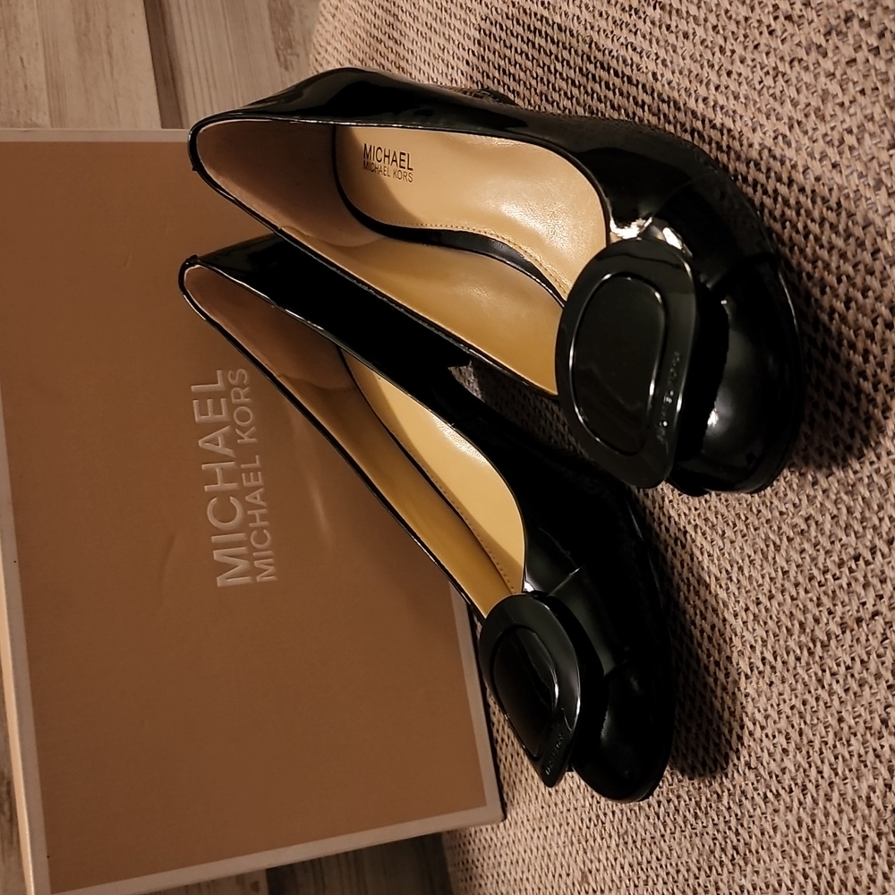 Black Patent Pumps